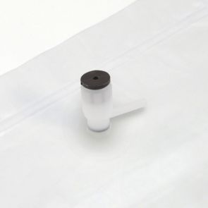 Tedlar® Sample Bag w/Single Polypropylene Septum Fitting for Large Vac-U-Chamber, 8L, 10Pk