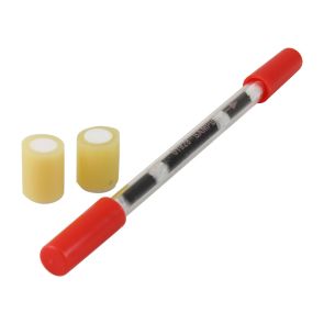 Thermal Desorption Tube, Anasorb GCB2/Anasorb GCB1/Carbosieve S-III, Unconditioned, 1/4in OD x 3 1/2in size stainless steel tube, 3 sections, 120/125/105 mg sorbent, 60/80 mesh