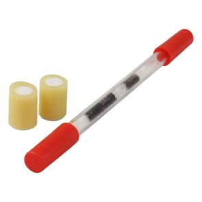 Thermal Desorption Tube, Anasorb GCB2/Carbosieve S-III, Conditioned, 1/4in OD x 3 1/2in size stainless steel tube, 2 sections, 175/80 mg sorbent, 60/80 mesh