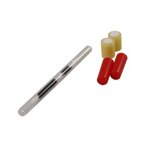 Thermal Desorption Tube, Anasorb GCB2/Carbosieve S-III, Unconditioned, 1/4in OD x 3 1/2in size stainless steel tube, 2 sections, 60/80 mesh