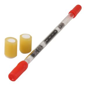 Thermal Desorption Tube, Carbosieve S-III/Anasorb GCB1/Anasorb GCB2, Unconditioned, 1/4in OD x 3 1/2in size stainless steel tube, 3 sections, 250/150/100 mg sorbent, 60/80 mesh