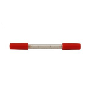 Thermal Desorption Tube, Tenax TA, Unconditioned, 1/4in OD x 3 1/2in size glass tube, 1 section, 250 mg sorbent, 60/80 mesh