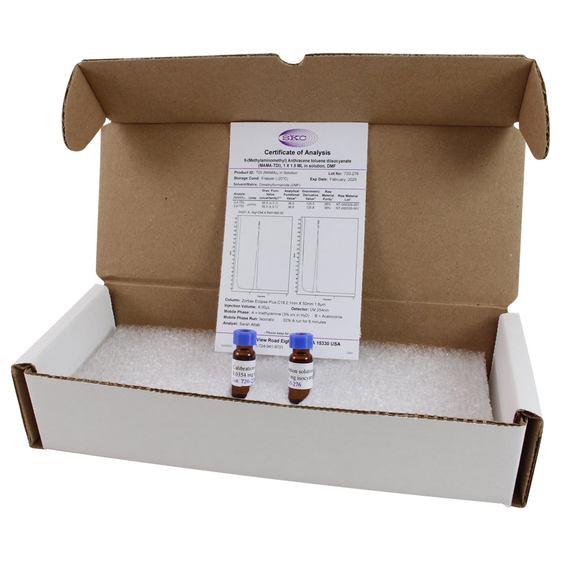 ISO-CHEK Calibration Standard, MAMA, 2,4 TDI and 2,6 TDI Concentrate, 1gm