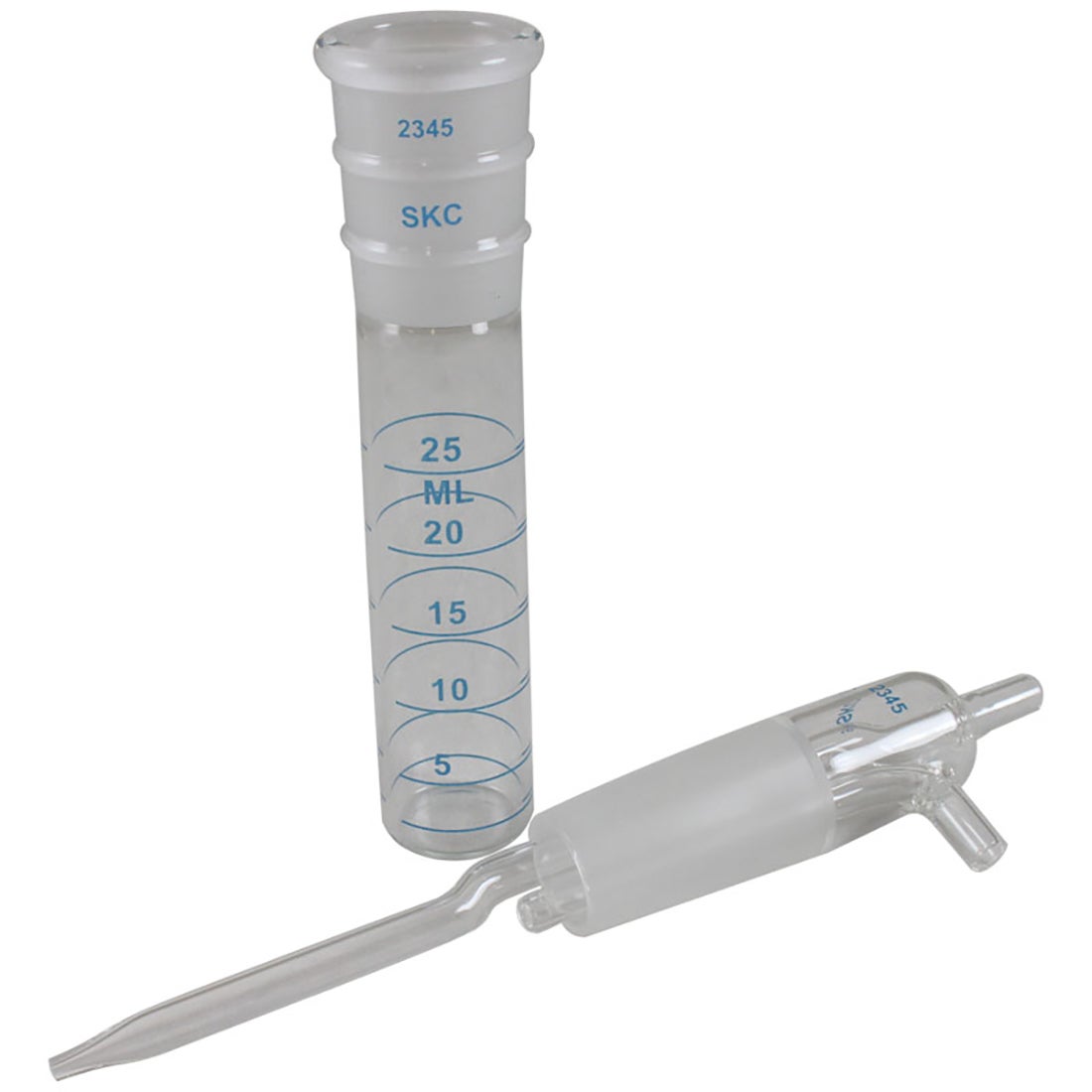 Midget Impinger Glass 25 ml Standard Nozzle Spill Resistant | SKC Inc.