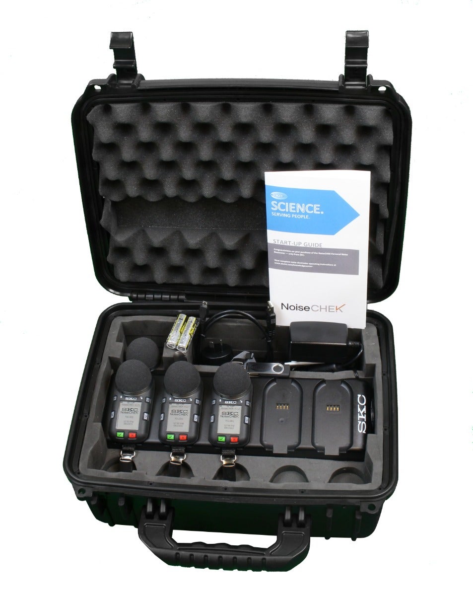 NoiseCHEK Noise Dosimeter w/o Bluetooth, 3-pack Kit