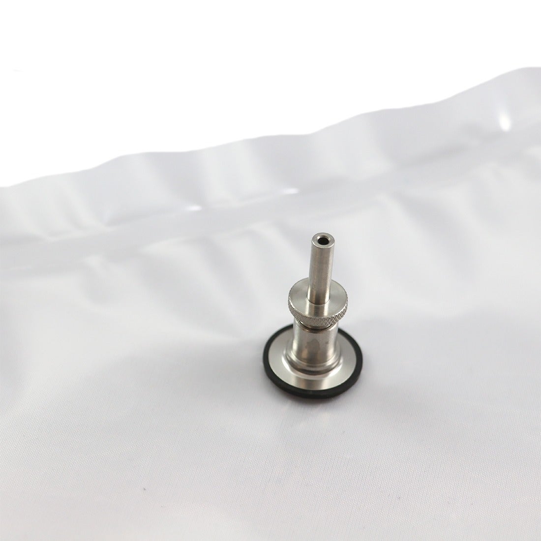 Tedlar® Sample Bag w/Single Stainless Steel Septum Fitting, 10L, 10Pk