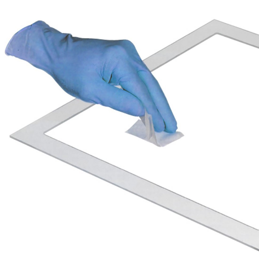 Wipe Template, Paper, 12x12, 10Pk